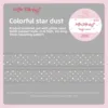 D Colorful Stardust-pink