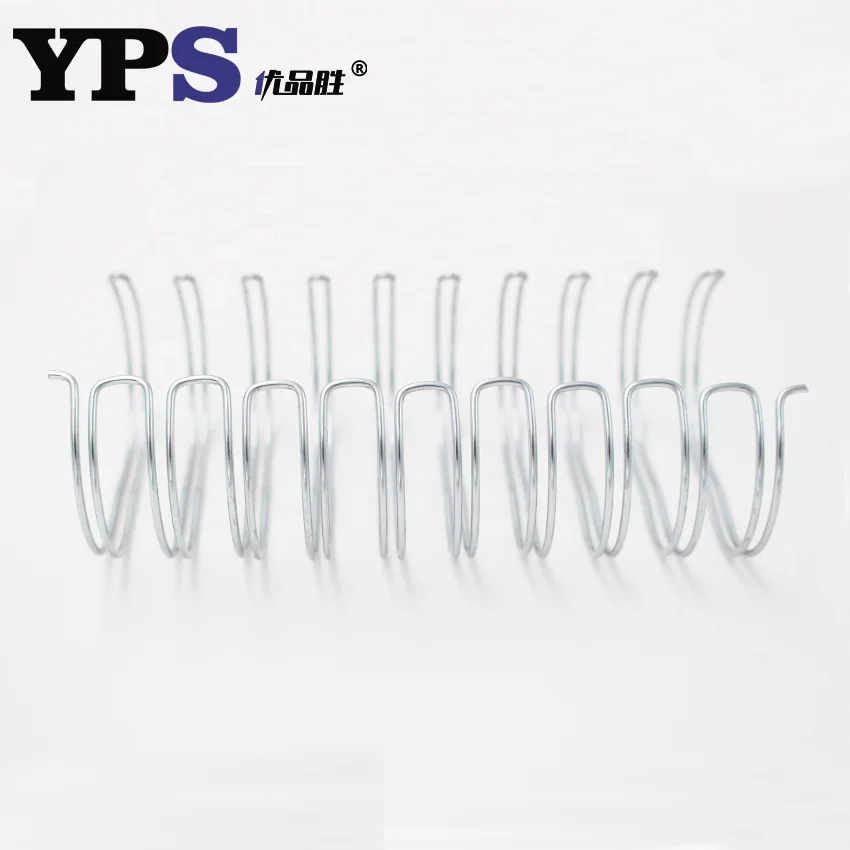 Предварительно вырезанные двойные петли с нейлоновым покрытием серебряного цвета обвязочная проволока O для мягкой обложки