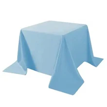 52x52 Inch Polyester Square Tablecloth Protector for Wedding,Banquet,Restaurant and Parties