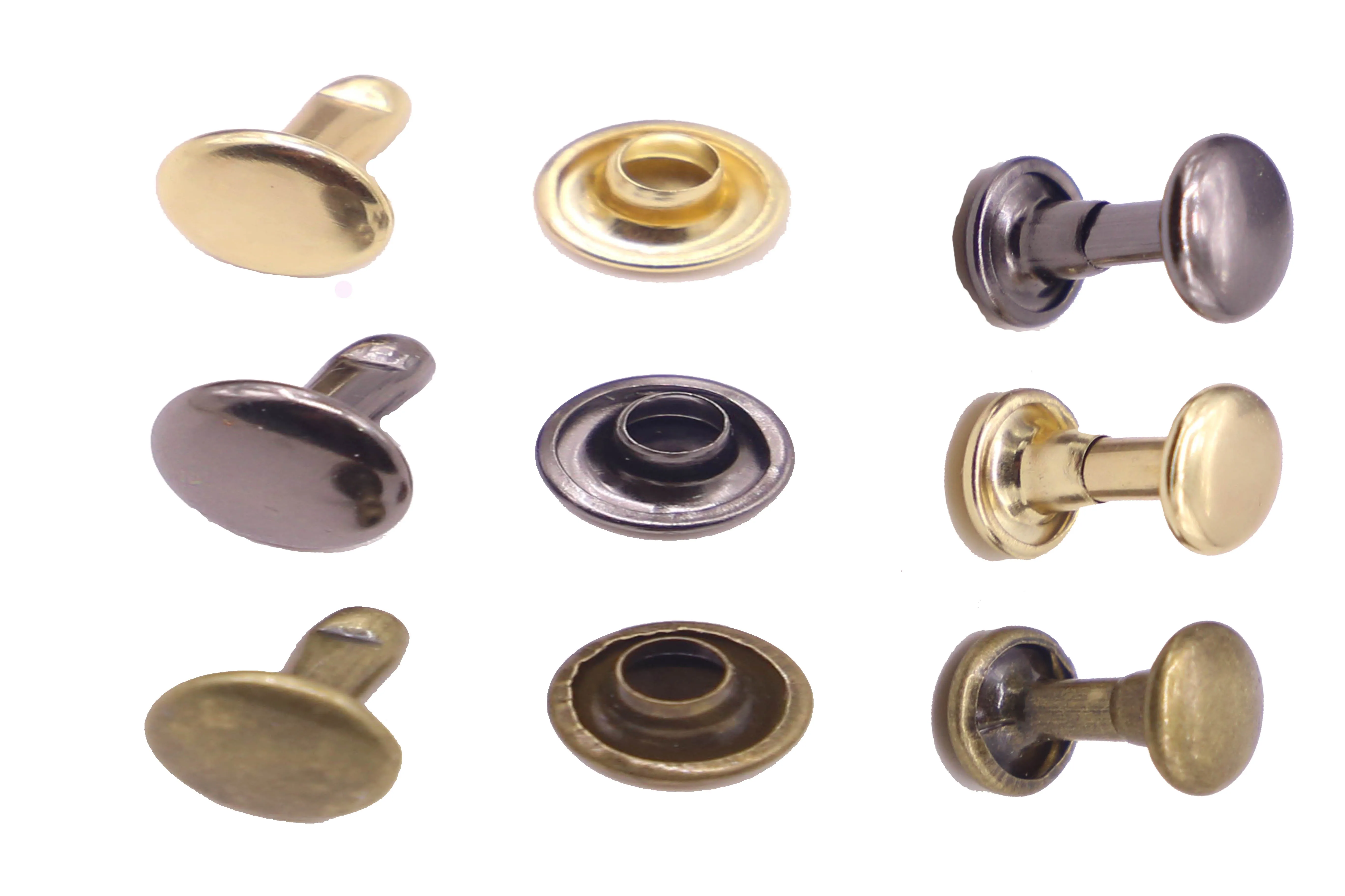 8MM double  rivets High quality  single or double rivets leather decorative rivet