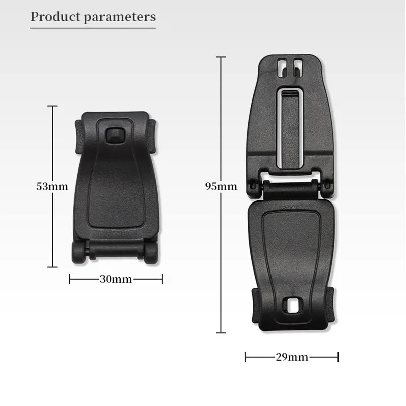 Outdoor Backpack Accessories Webbing Buckle Plastic Clip Backpack Fastening Buckle