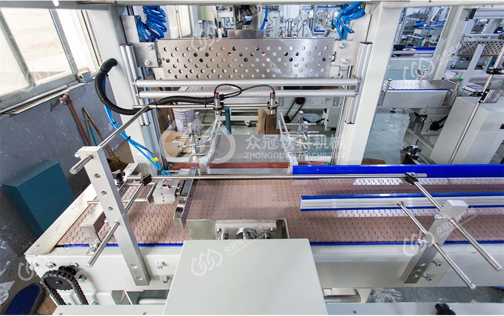 Хорошая цена, индивидуальная автоматическая упаковочная машина и линия для термоусадочной упаковки бутылок