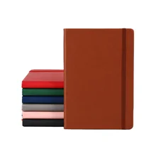 Planner Customizable Sublimation Notebook Business Customized Logo A5 Hardcover Pu Leather Notepad Elastic Band