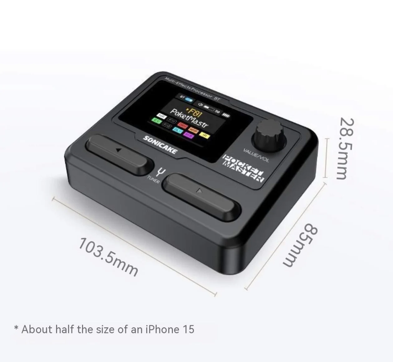 ギター Sonicake pocket master Sonicake Pocket Master Compact Multi-effects Processor (QME-10)