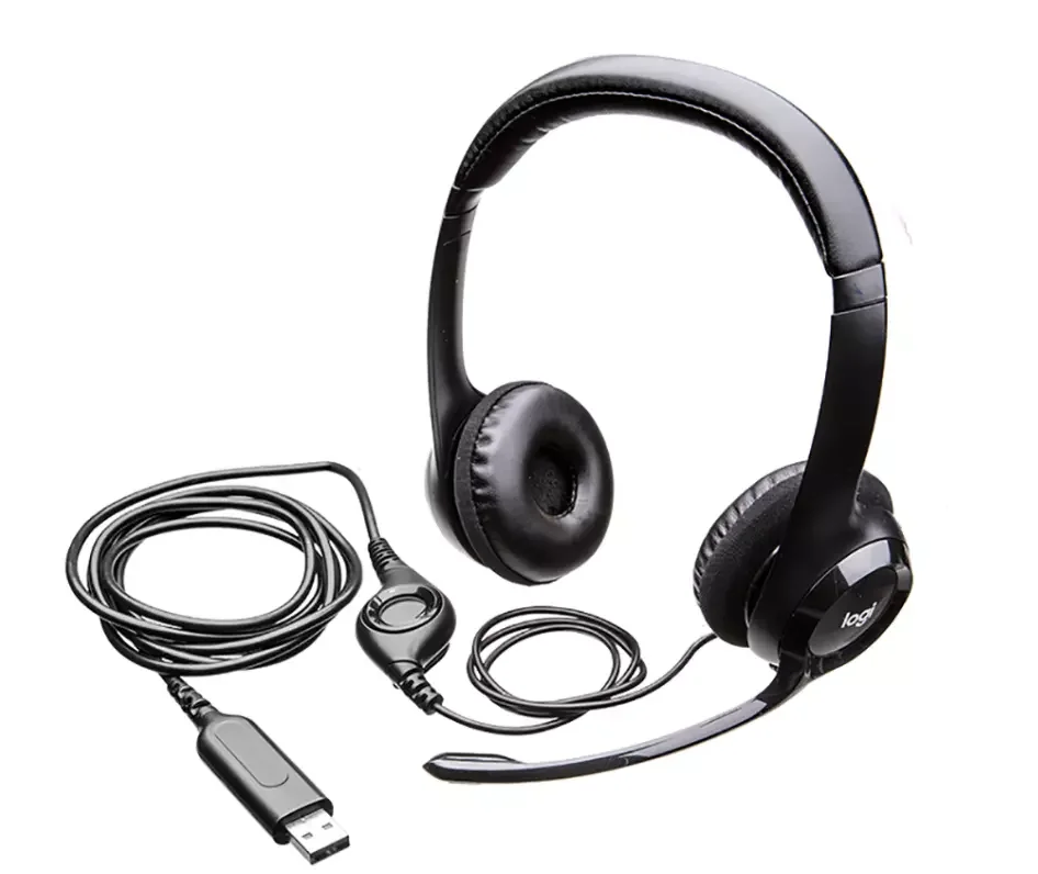 Logitech H111 Headset Wired, Noise Cancelling, and Waterproof