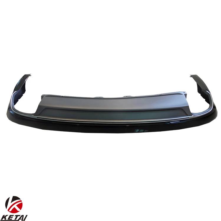 2015-2017 S8 Style Stainless Steel Rear Diffuser  For AUDI A8