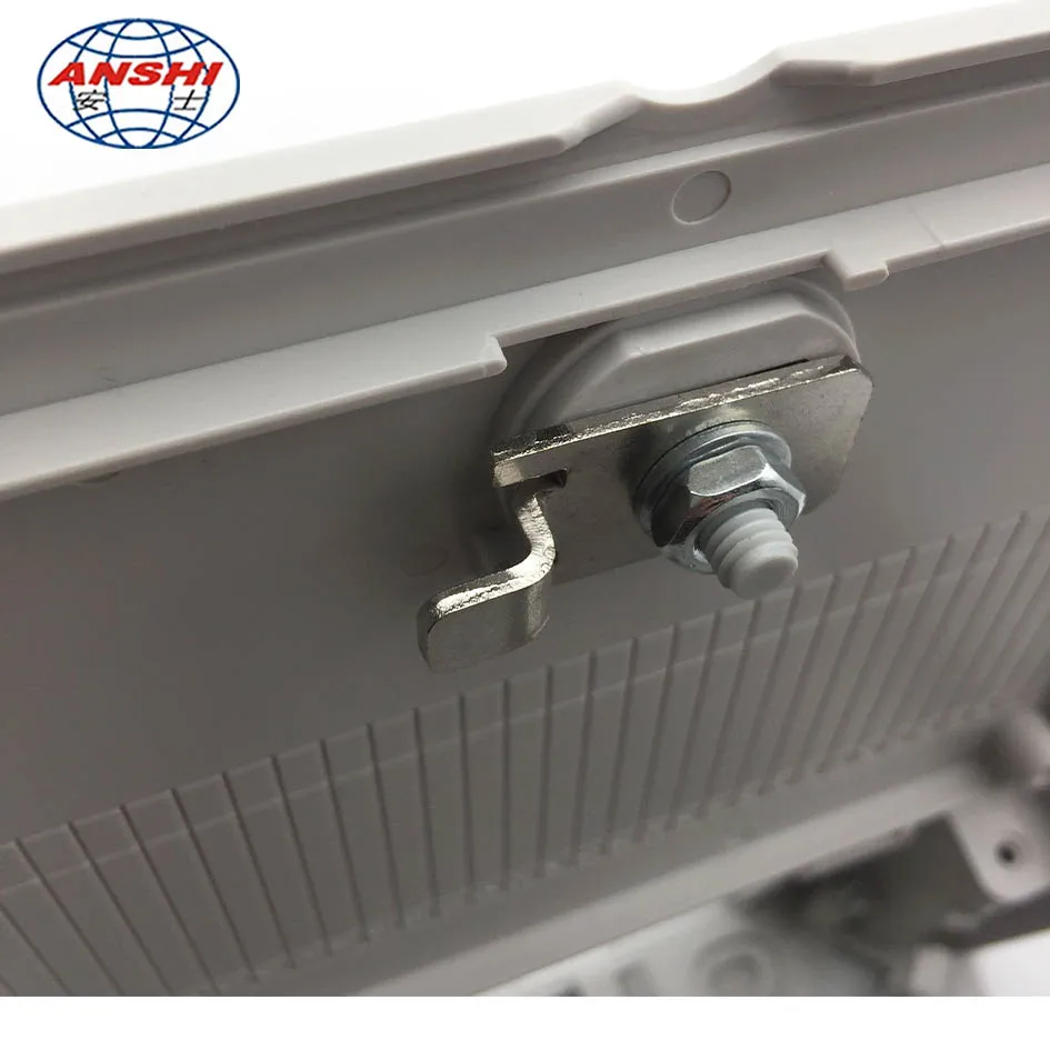 ANSHI ISO9001 Indoor Coin Key Lock Krone Box 10/20/30 Pairs Plastic Telephone Distribution Box Telecom Parts