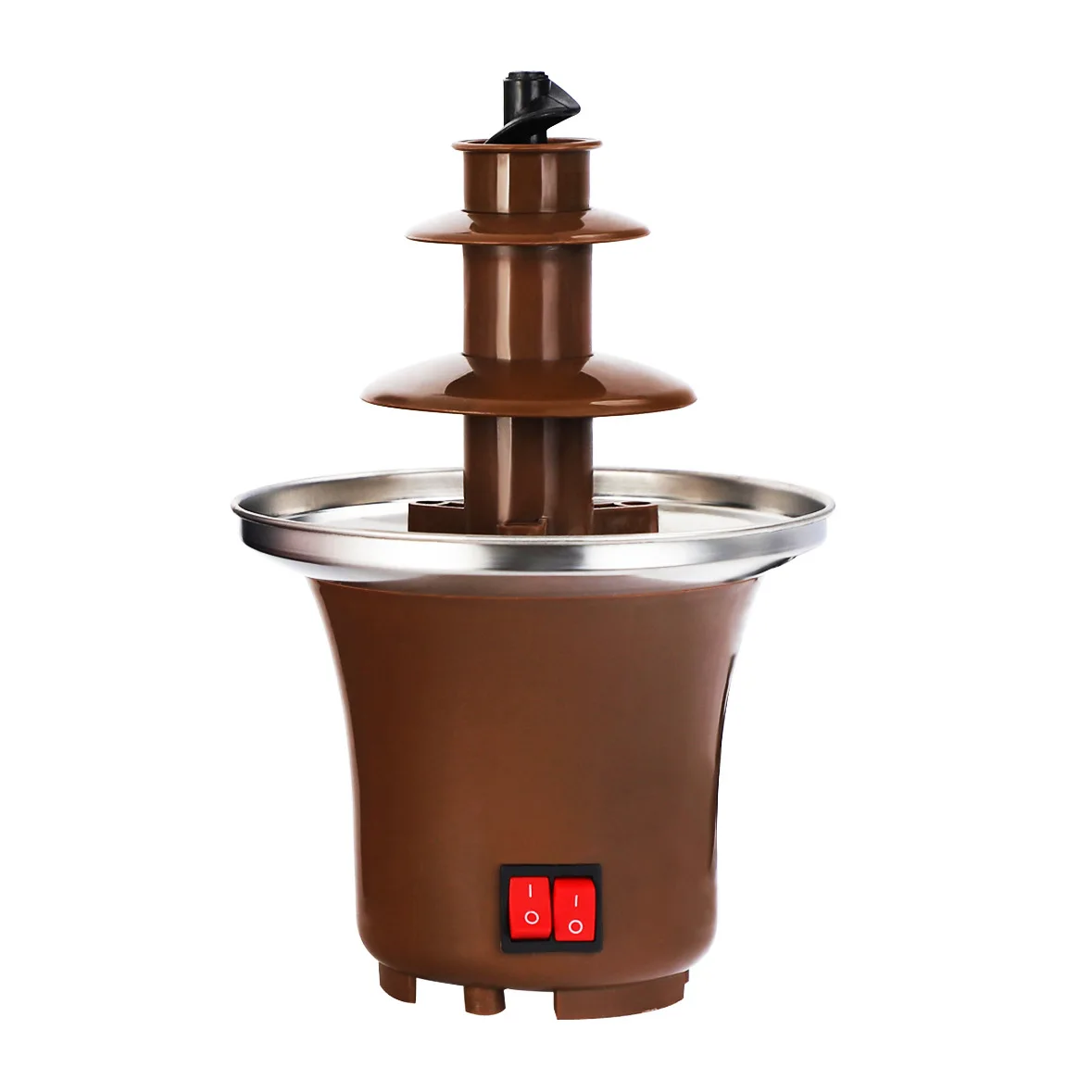 Шоколадный фонтан фондю мини Chocolate Fondue Fountain Mini