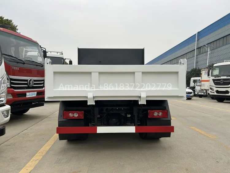 JMC Brand New 4x2 Left Hand Drive Double Cabin 3tons Light Tipper Dump Trucks for Sale