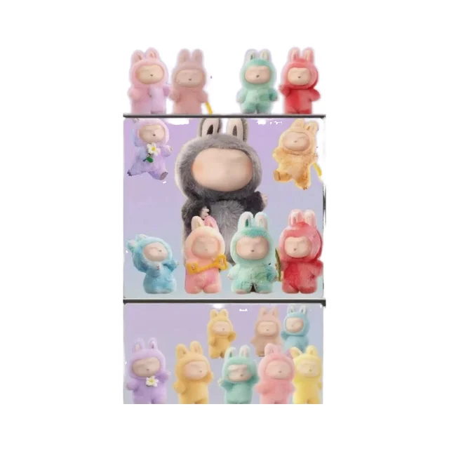 Original for Blind Boxes Nordic Elves Leader Heartbeat Macaron Figure Plush Toys Doll Gift Mystery Boxes for Boys