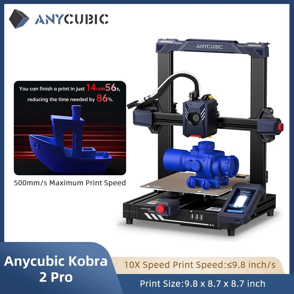 Anycubic 5X 10X Faster Kobra 2 Max Neo Pro 3D Printer