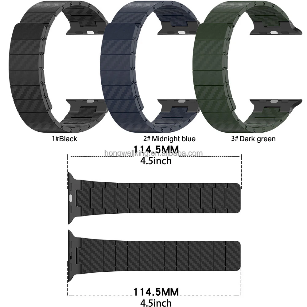 2023 New Arrival Easy To Wear Custom Carbon Fiber Apple Watch