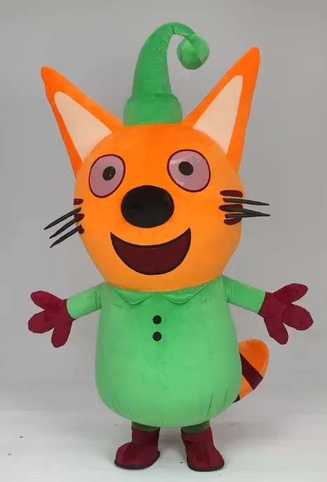 Customizable Inflatable Giant Cookie Cat Mascot Costume Wild Animal Mascot Costume for Events Party Cosplay