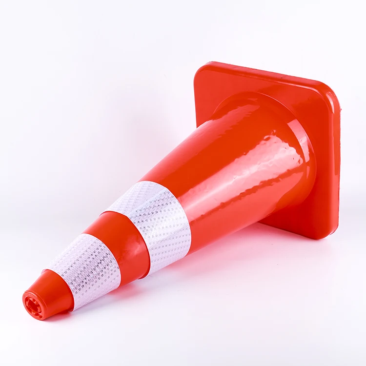 Гарантия на время 19 6 дюйма скидка прочный Небьющийся дорожный безопасности из ПВХ дорожные конусы