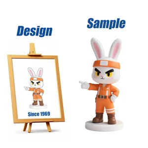 Shengye Professional Supplier Make Plastic PVC Cartoon Rabbit Anime Toys Figurine Custom Design Mini Vinyl Toy Action Figure