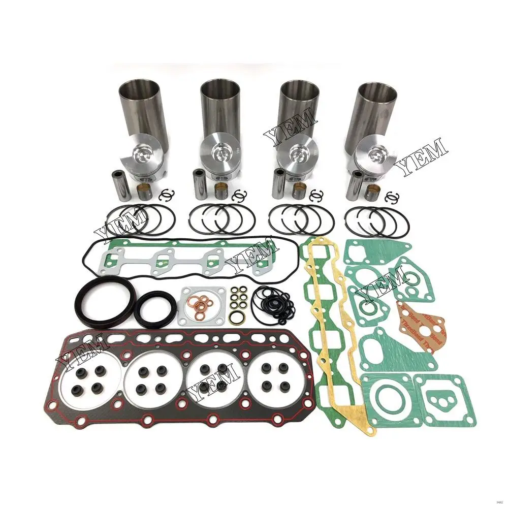 Latest Wholesale Overhaul Kit With Liner Piston Rings Full Gasket Kit For Yanmar 4TNV88