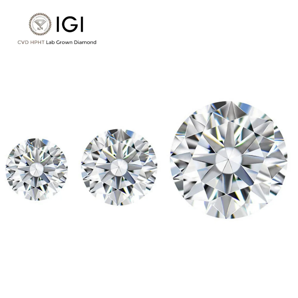 Igi Gia Certificate Hpht Cvd Oval Cut Lab Created Diamond Loose Lab ...