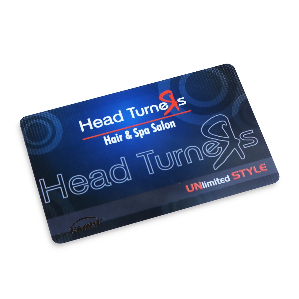 High quality color printing custom  logo blank contactless stamping professional shiny vip smart card