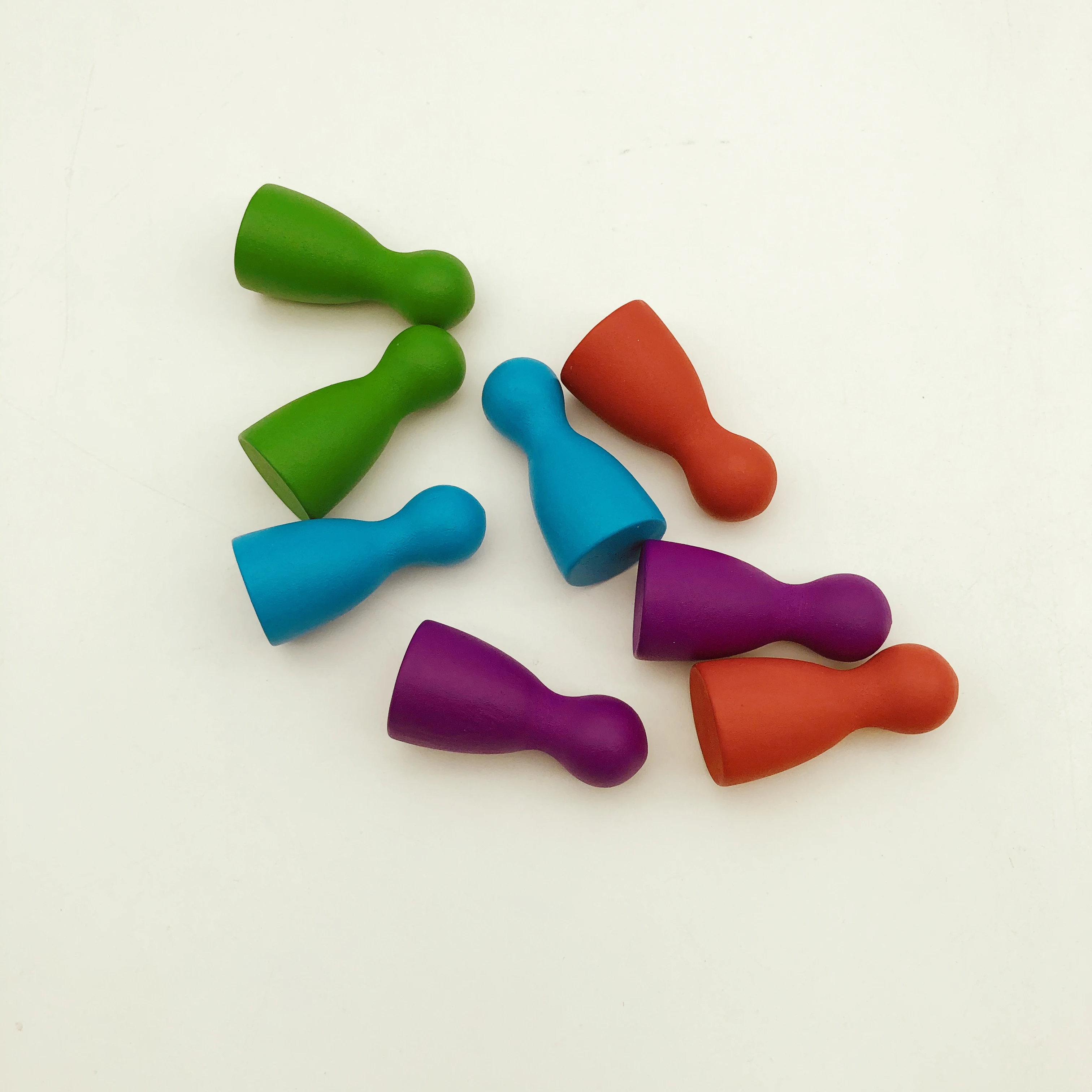 Персонализированные Разноцветные деревянные настольные игры и пластиковые палочки