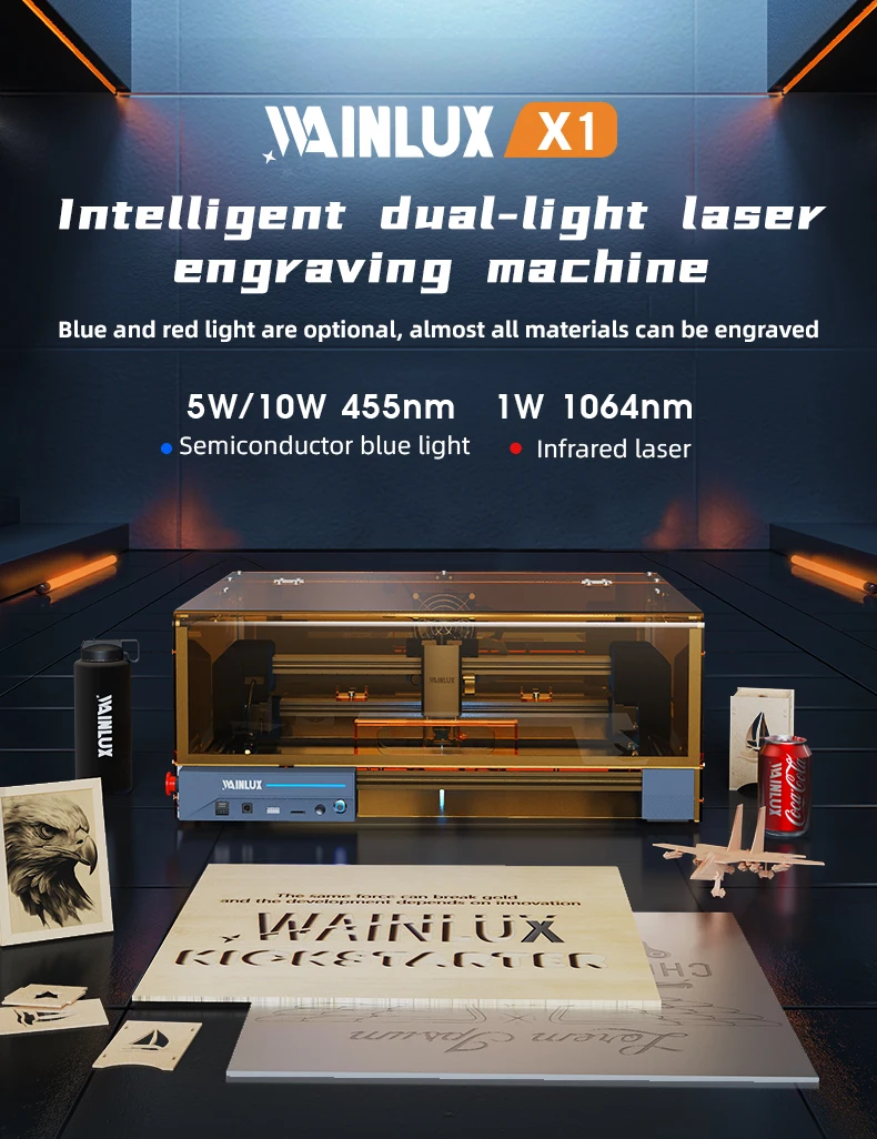 WAINLUX 4 Pcs Laser Engraver Raiser For X2&k15 Laser - View #12