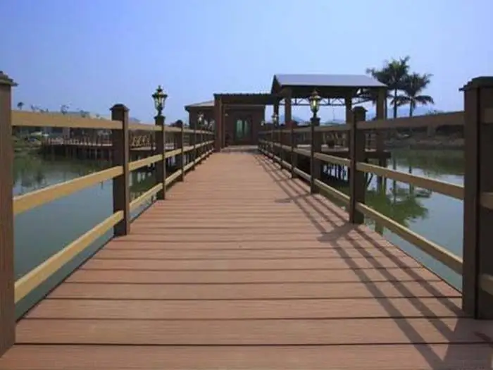 Wholesale 3d Embossed Wpc Swimming Pool Decking Flooring Eco-Friendly Wood Plastic Composite Pvc Decking Outdoor
