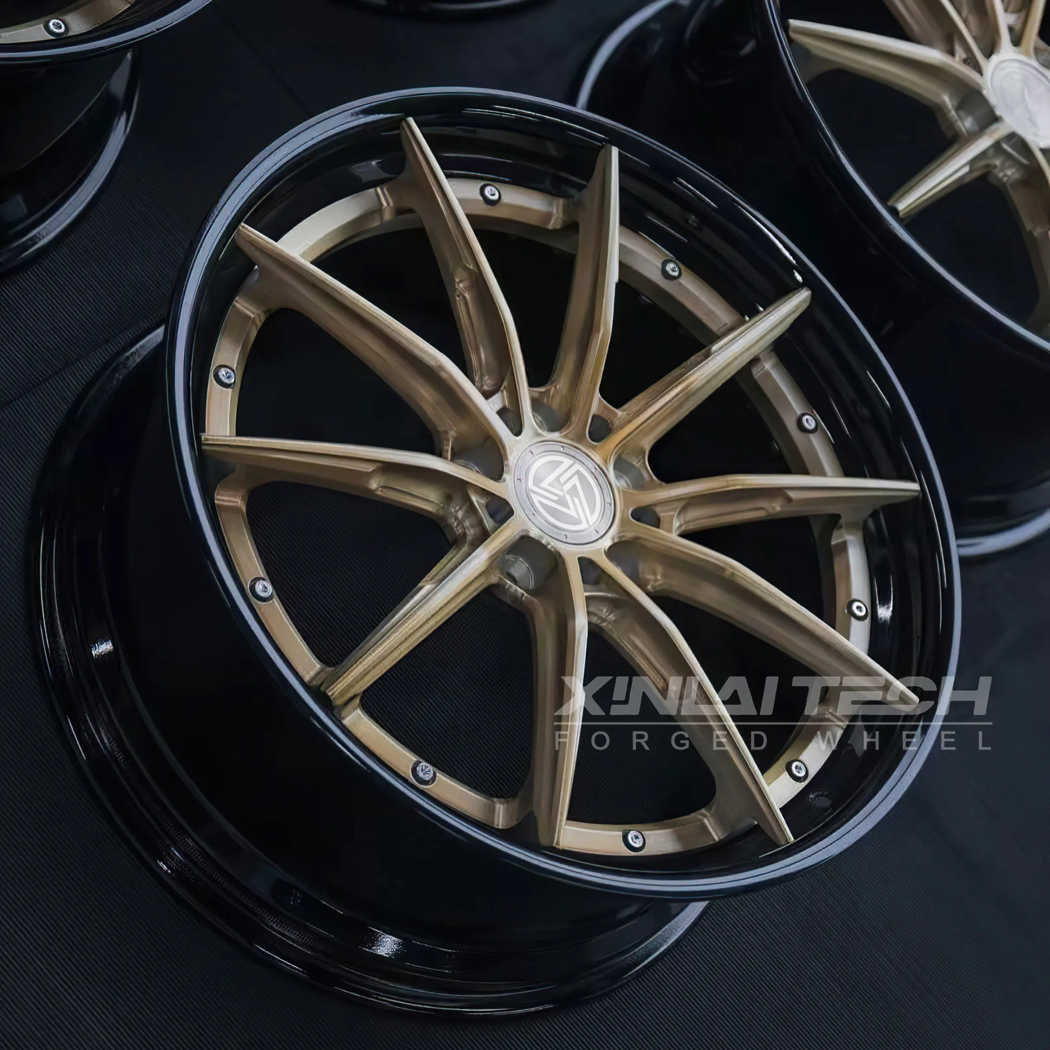XL 5x114.3 5x120 5x112 Two-Piece Luxury Forged Wheels for Mercedes-Benz E-Class S-Class Audi A6 A7 BMW M3 M4 M5 M8 - Image 1