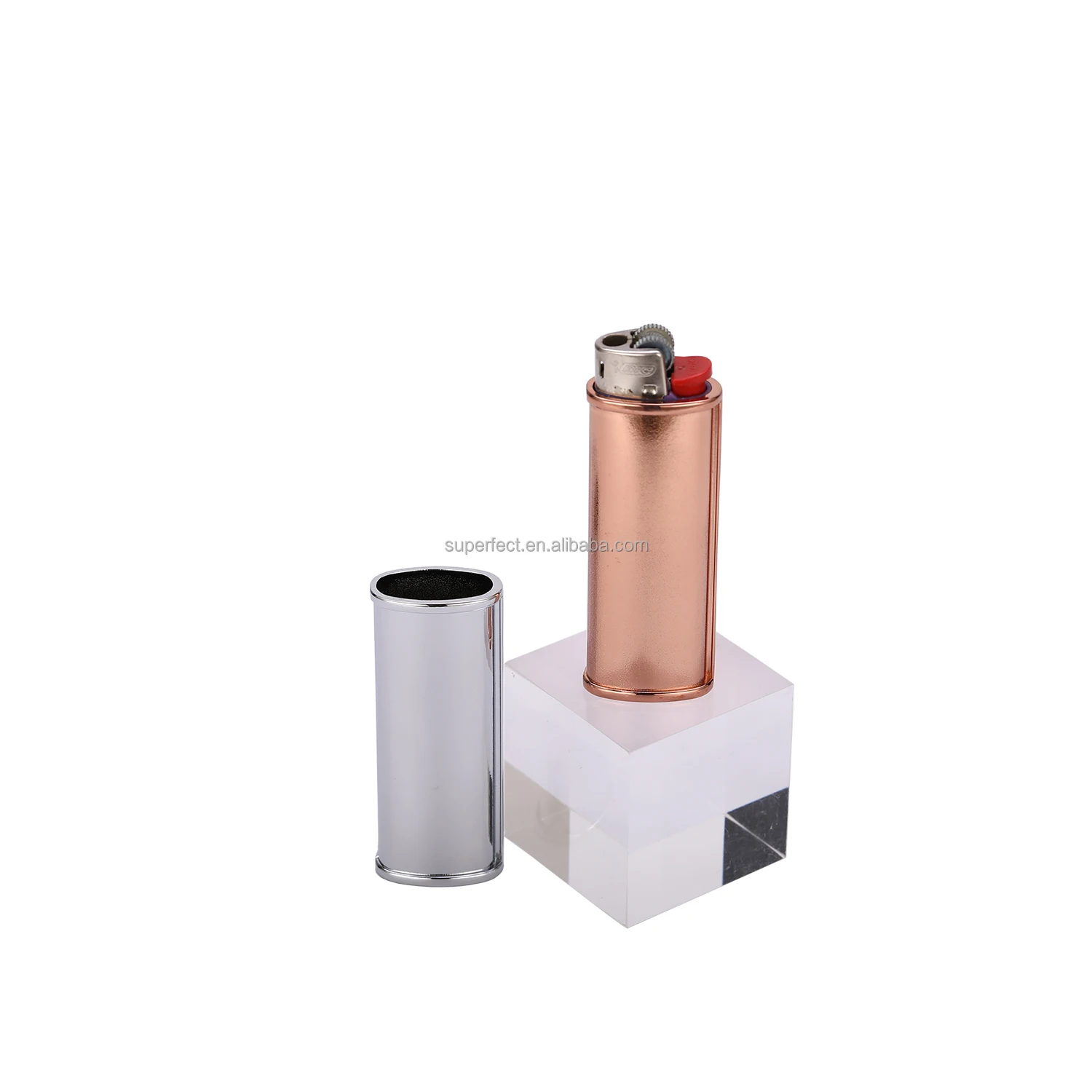 Hot Selling Smoke Accessories in US J3 Medium Size Blank Lighter Holder Metal case Sleeve