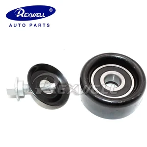 New Genuine OEM 25287-25110 G4KD G4KE Engine Drive Fan Tensioner Belt Idler Pulley for Hyundai Sonata Santa Fe Ix35 Kia Sorento