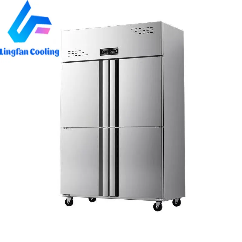 Four-door Refrigerator with Separate Freezer Compartments