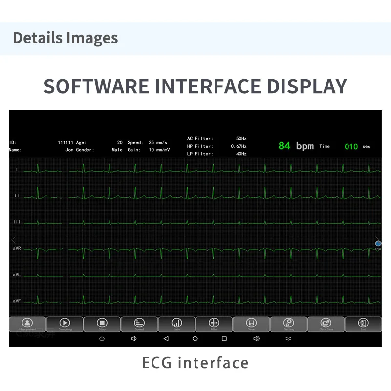 product system automated hospital clinical test analytical instruments portable ekg with analyzer urine analysis machine price-64