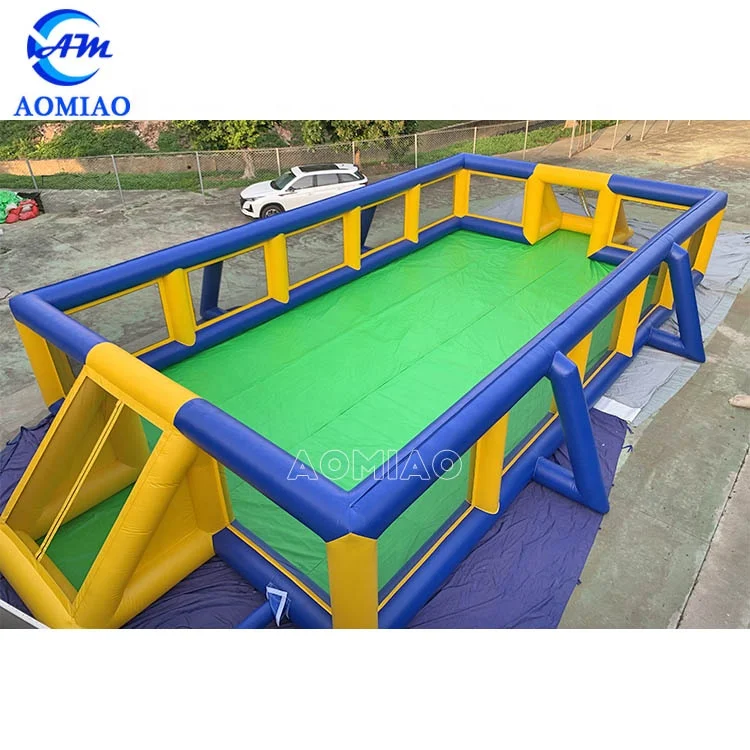 Self Inflating Stadium Commercial Outdoor Inflatable Football Field - Air Sealed Soccer Arena ...