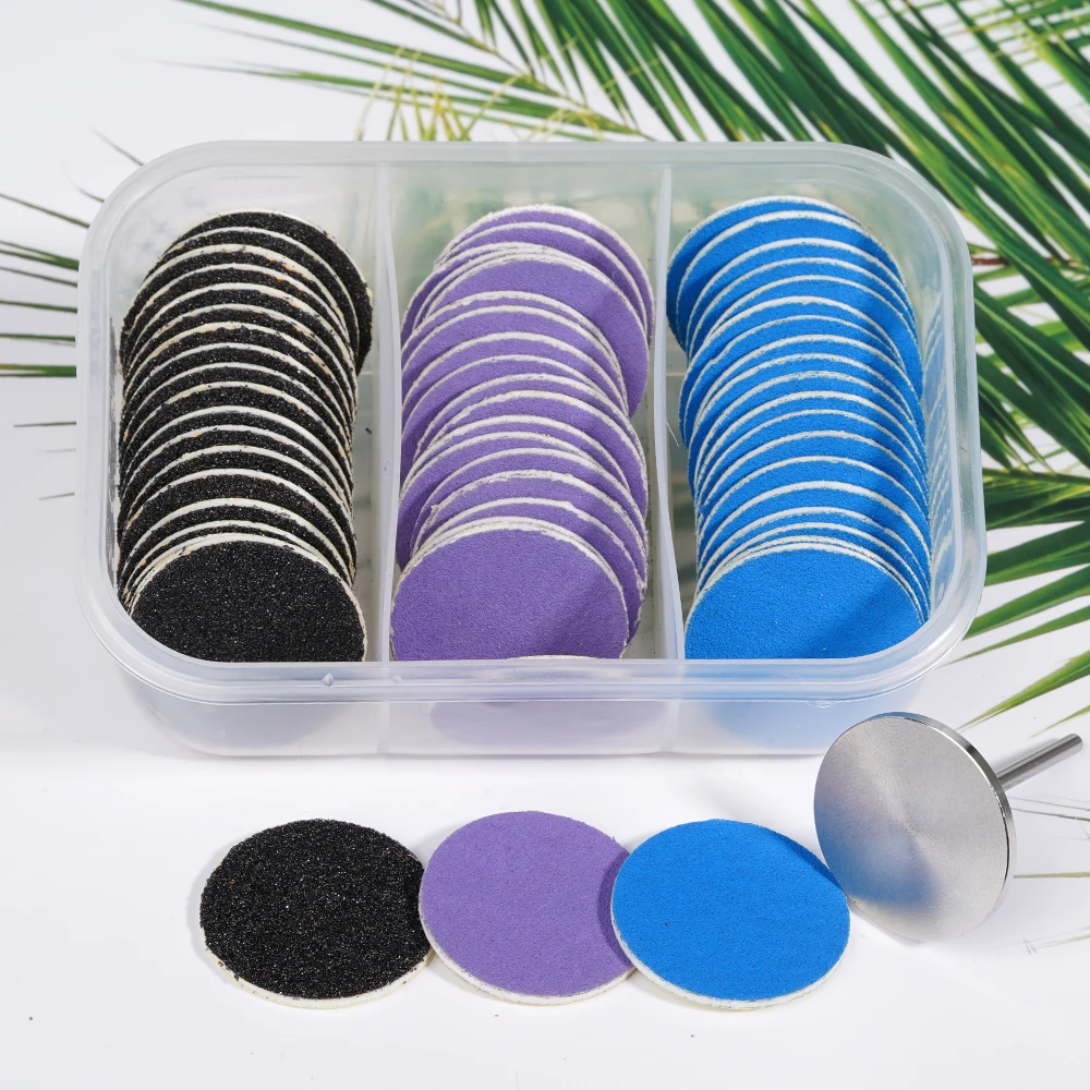 Китайские производители OEM шлифовальный бумажный диск для полировки ногтей серебристый золотой 304 из нержавеющей стали педикюра