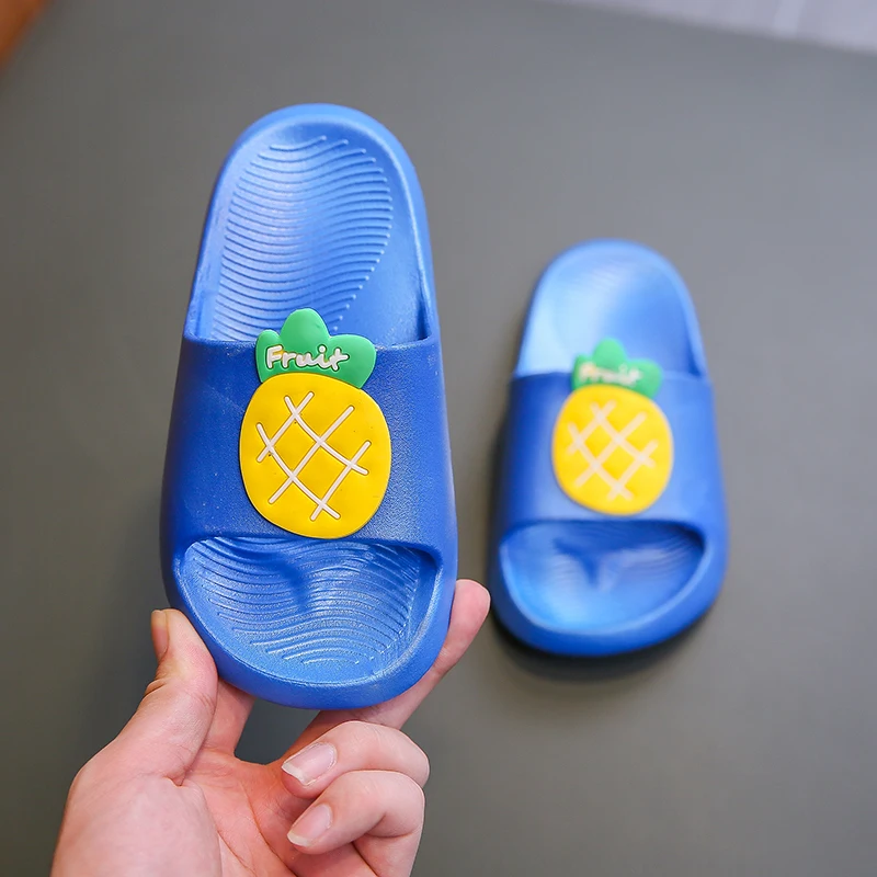 
Мультяшные детские тапочки для детей, необычные детские летние тапочки для девочек, детские сандалии-слайды 