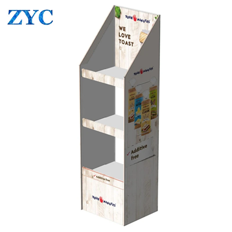 OEM & ODM Advertising Cardboard Sidekick Display for Walmart