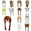 Gorro de Peluche con Forma de Animal