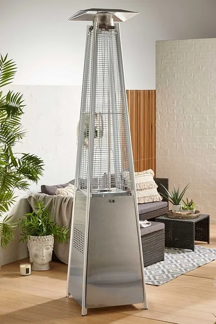 pyramid heater glass tube