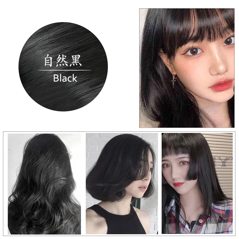 Black permanent hair dye shampoo