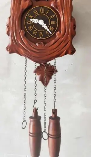 Horloge coucou à quartz standard maison de la forêt noire avec train en mouvement, avec musique EN 48110 QMT