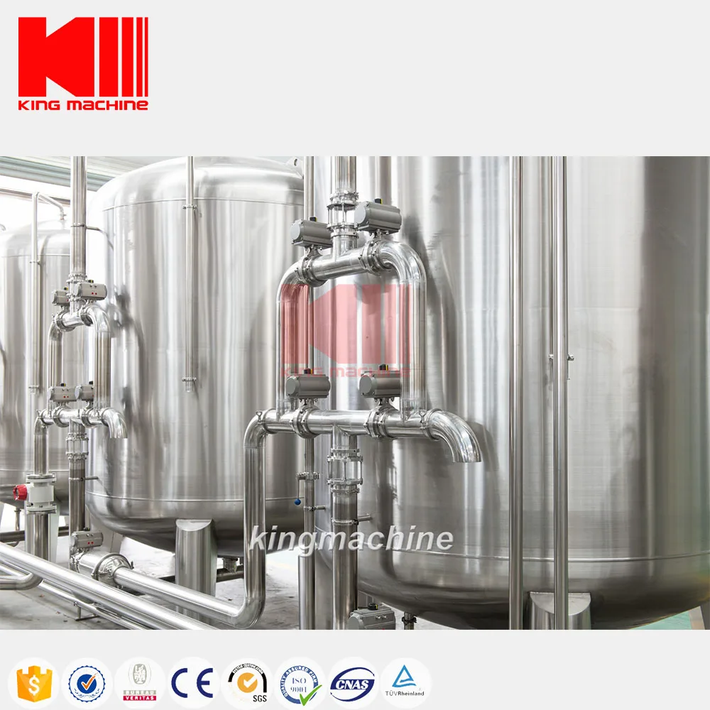Fully Automatic Pure Water Purifier Reverse Osmosis System Water Filter 500L 10000L Per Hour