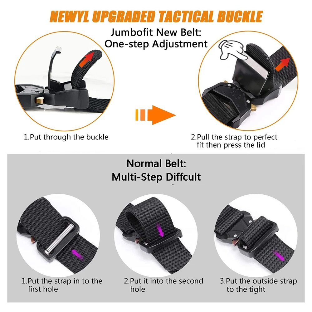 Wholesale Sports Tactical Belt Training Equipment Work Belt Adjustable Nylon with Quick-Release Buckle