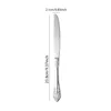Couteau de table en argent