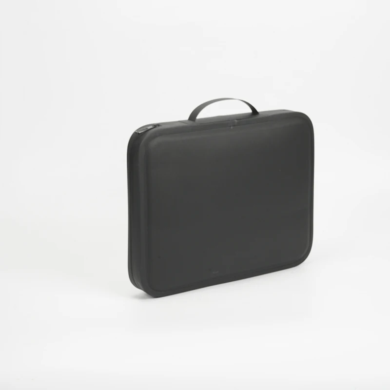 Manufacturers High Quality Welding Seamless Customized Unisex Portable File Briefcase Nylon Laptop Bag Case Soft Black Custom
