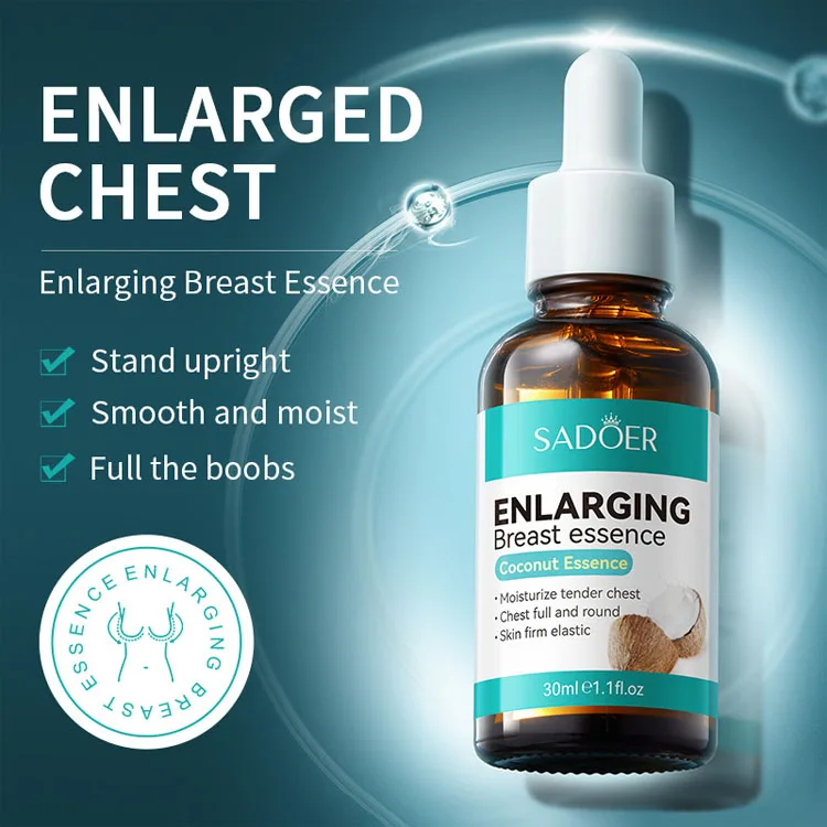 SADOER Mild Formula Non Irritation Moisturize Tender Chest Skin Firm Elastic Chest Full and Round Enlarging Breast Serum