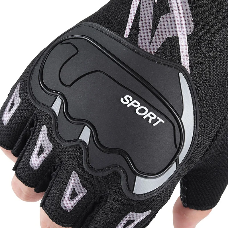 Перчатки на полпальца для спорта на открытом воздухе q9074дышащие противоскользящие амортизирующие велосипедные перчатки для езды на велосипеде перчатки на полпальца
