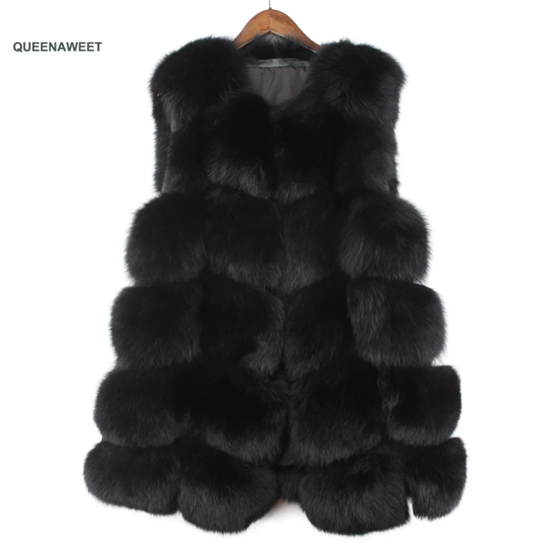 long fur vests