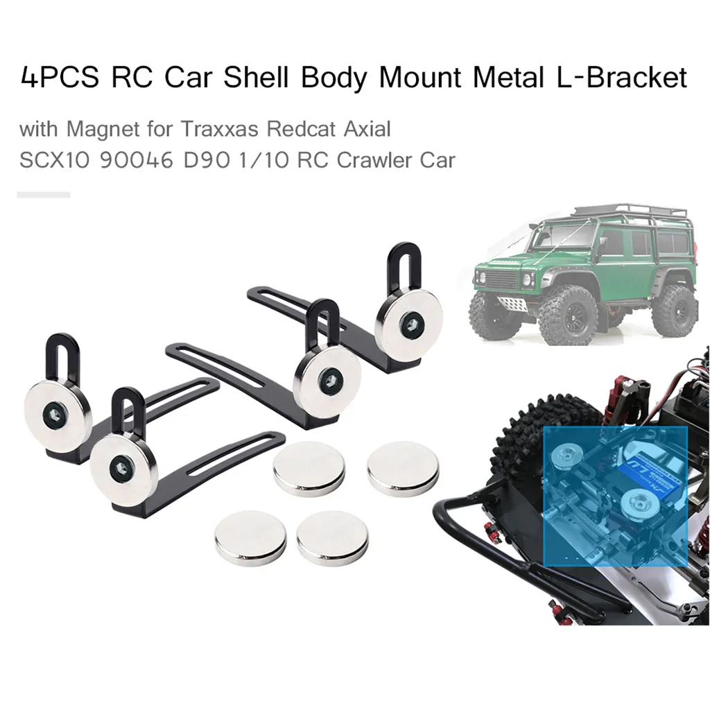 Acessório para Caminhão RC 1/10, Suporte de Metal de 6 Toneladas para Axial SCX10 Wraith Gelande, Brinquedo de Controle Remoto Acessório para Caminhão RC 1/10, Suporte de Metal de 6 Toneladas para Axial SCX10 Wraith Gelande, Brinquedo de Controle Remoto