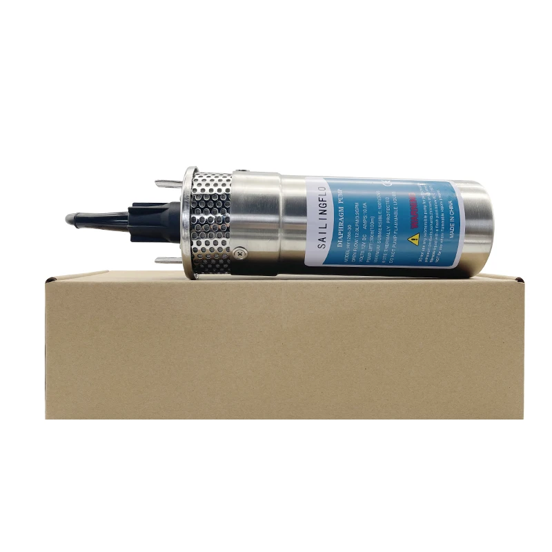 Китайский поставщик Солнечный погружной водяной насос для глубоких скважин 12 В постоянного тока