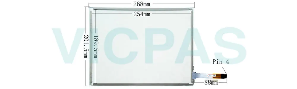 Pannello Touch Screen Digitizer Vetro Per P/N:80F4-4185-C121B – Nuovo!