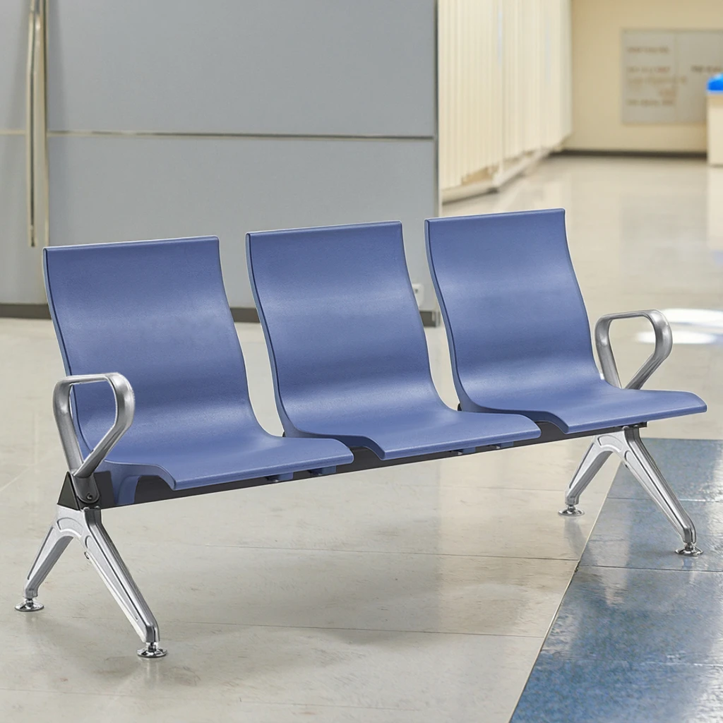 Standard Triple Support Beam Furniture Public Transportation Assembly 4