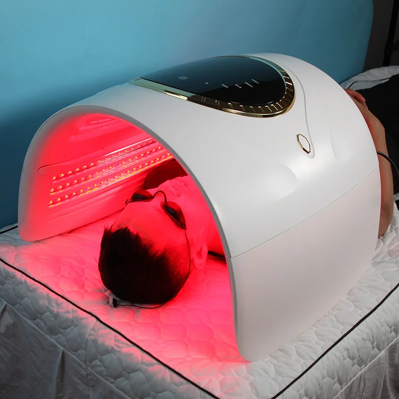 4Colors Red Yellow Green Blue PDT Photodynamic Led Light Facial Skin Tightening Acne Treatment Machine